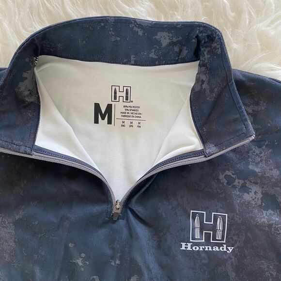 Hornady Performance Men's Shade 1/4 Zip in Black Camo, size M - Picture 3 of 8